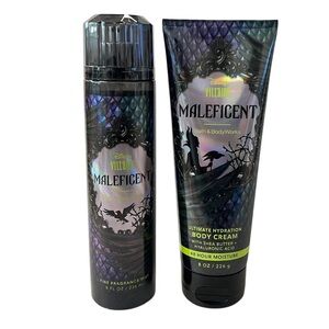 Disney Villains Maleficent Fragrance Mist & Body Cream - Iridescent Black NEW